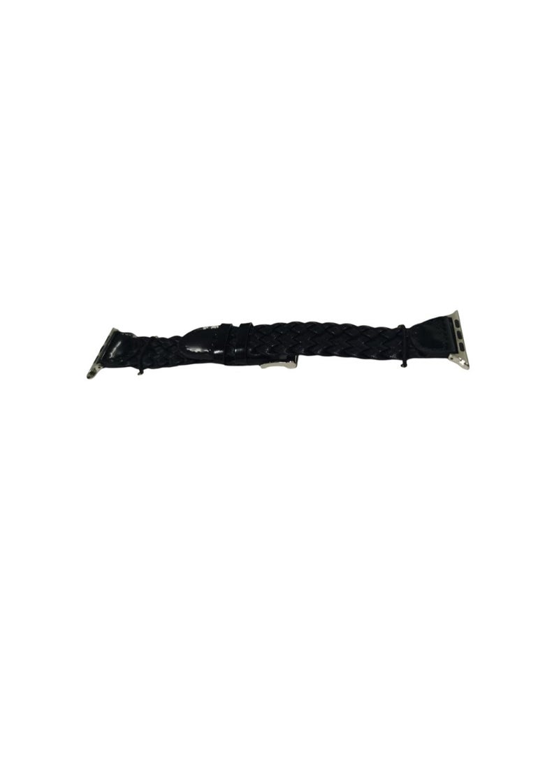 Braid Leather Watch Band Strap For iWatch Series 3 - Image 2